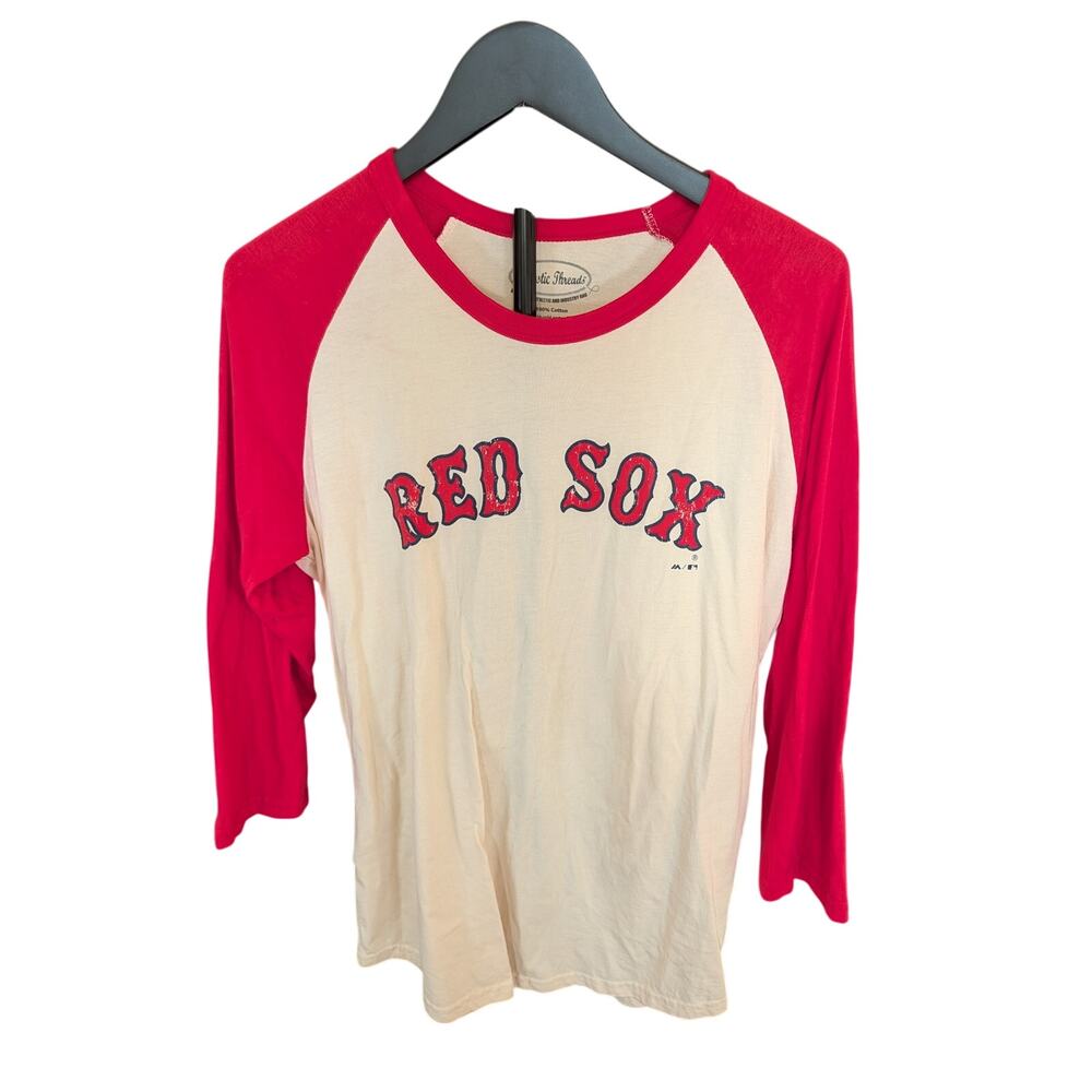 Majestic Threads Boston Red Sox Williams #9 Raglan Baseball Adult Small MLB